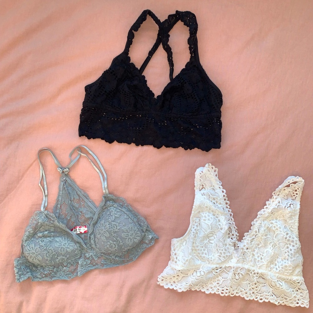 Altar’d state and Aerie - Size medium lace bralettes